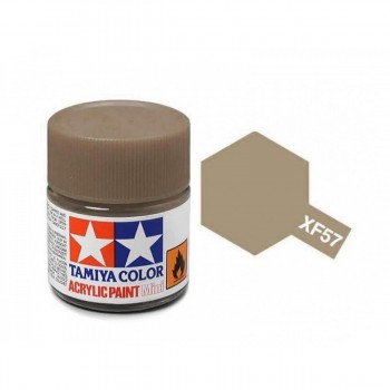 TAMIYA XF-57 BUFF - ACRYLIC PAINT MINI (FLAT) 10ML